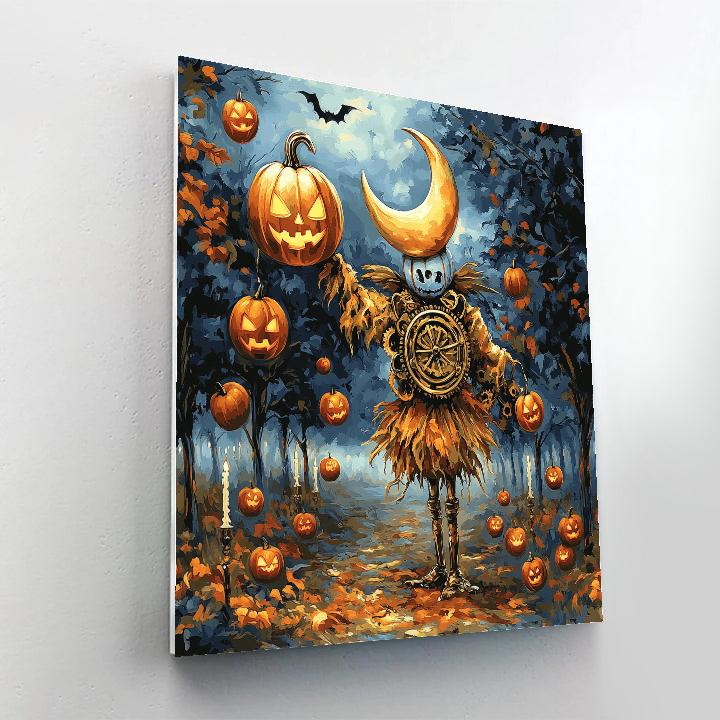 Clockwork Orchard In Haunted Twilight DIY paint by numbers