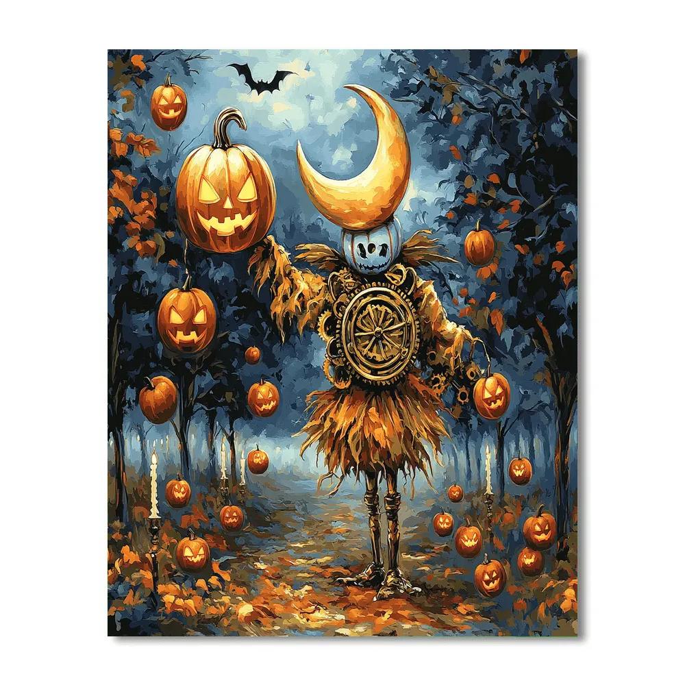 Clockwork Orchard In Haunted Twilight DIY paint by numbers