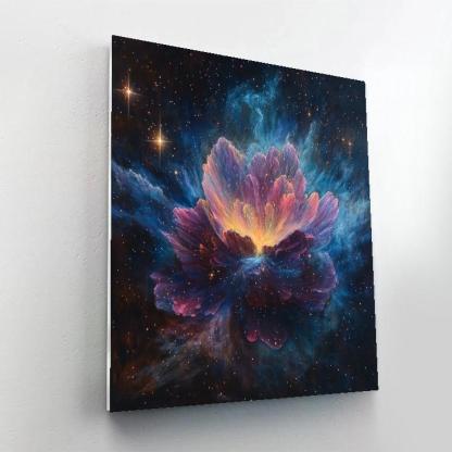 Edgar Degas Inspired Nebula Petals In Deep Space Number painting
