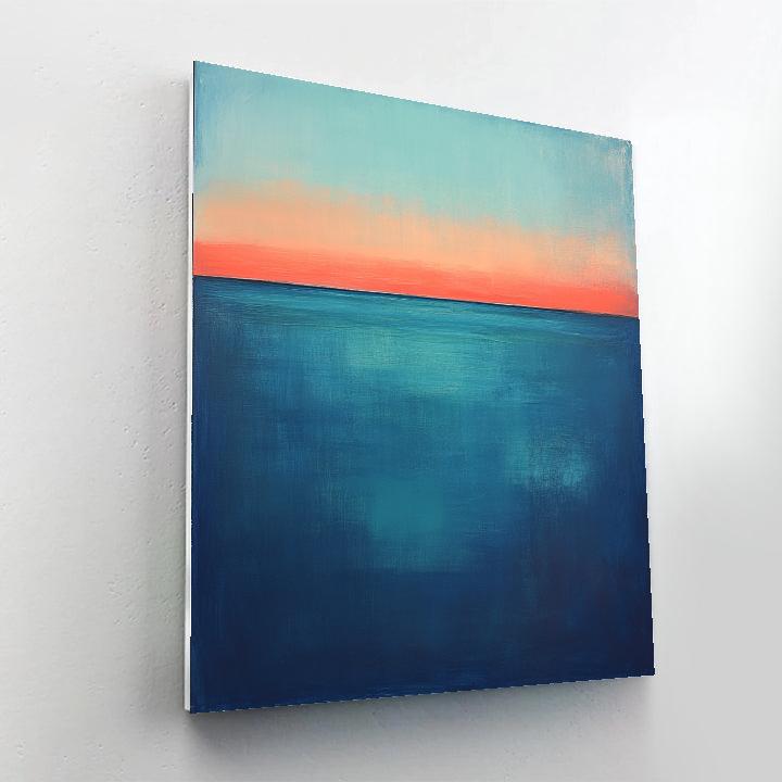 Mark Rothko Inspired Twilight Ocean Color Fields DIY paint by numbers