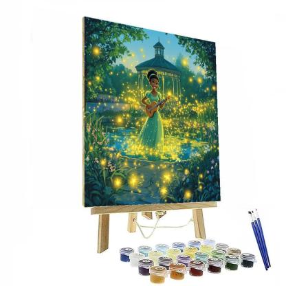 Tiana Firefly Garden Music Night paint by numbers