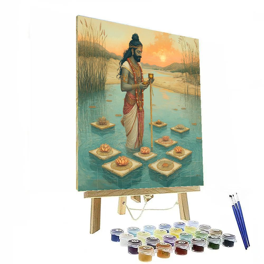 River Delta Workshop With Brahma paint by number