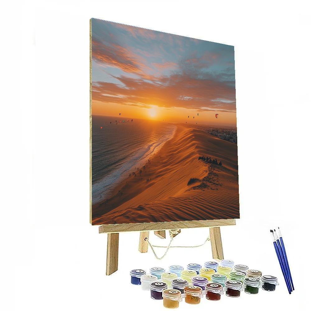 Jericoacoara Dune Sunset Viewpoint Fortaleza Brazil Numbered painting kits