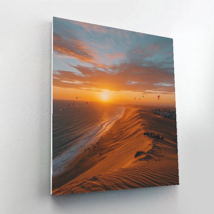 Jericoacoara Dune Sunset Viewpoint Fortaleza Brazil Numbered painting kits