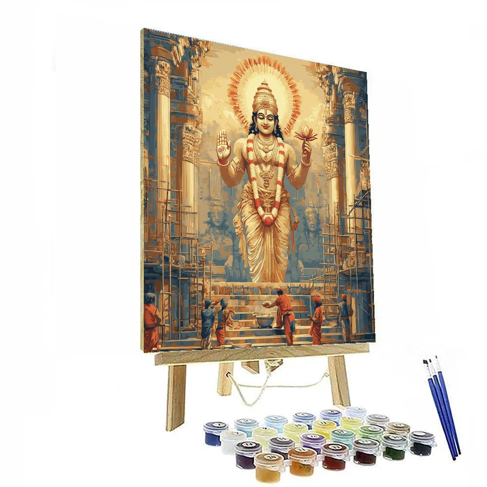 Temple Fresco Brahma Horizon Paint by numbers kits