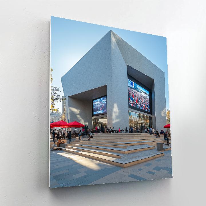 Federation Square Modern Plazas Melbourne Australia paint by number