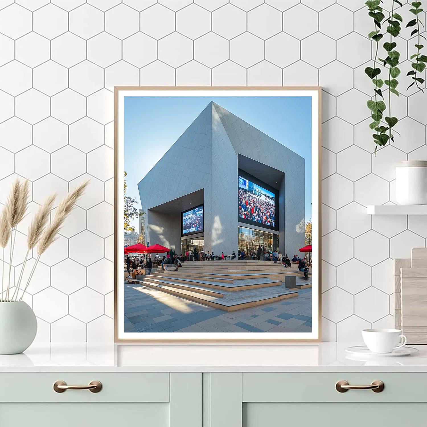 Federation Square Modern Plazas Melbourne Australia paint by number