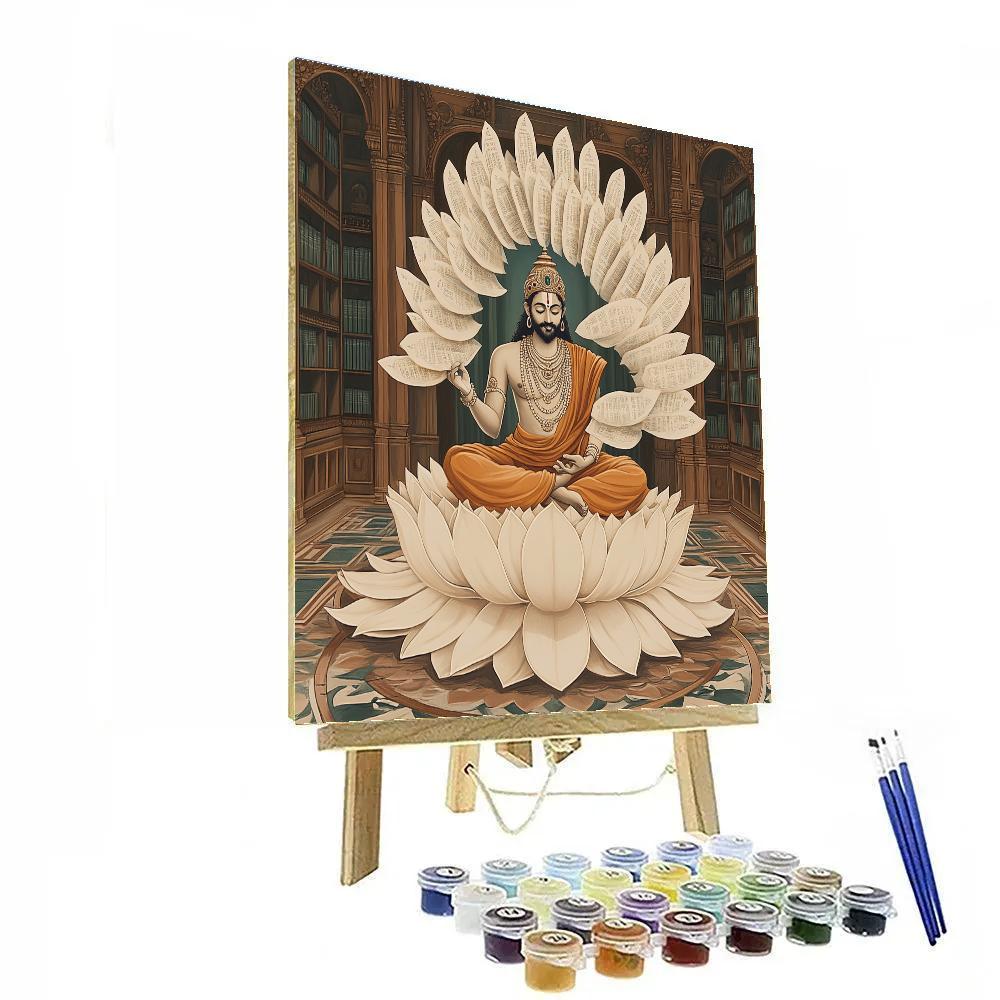 Brahma Library Of Floating Leaves Numbered painting kits