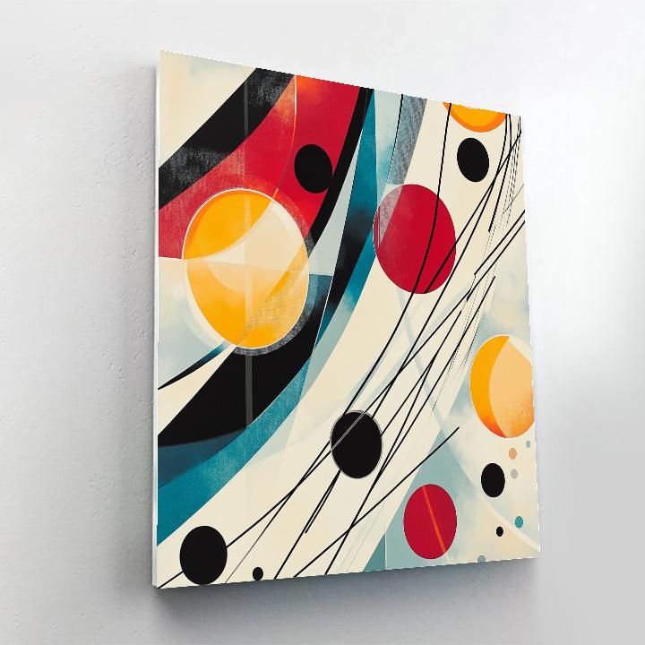 Wassily Kandinsky Inspired Abstract Symphony Of Planets Paint by numbers art