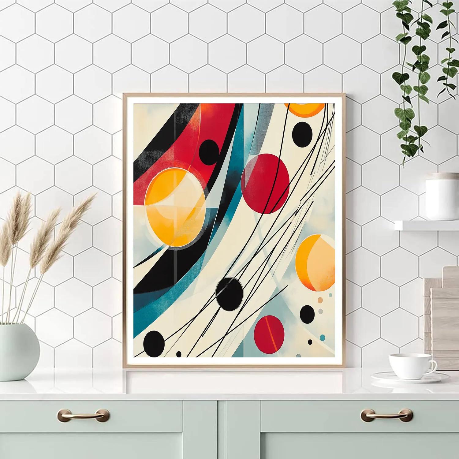 Wassily Kandinsky Inspired Abstract Symphony Of Planets Paint by numbers art