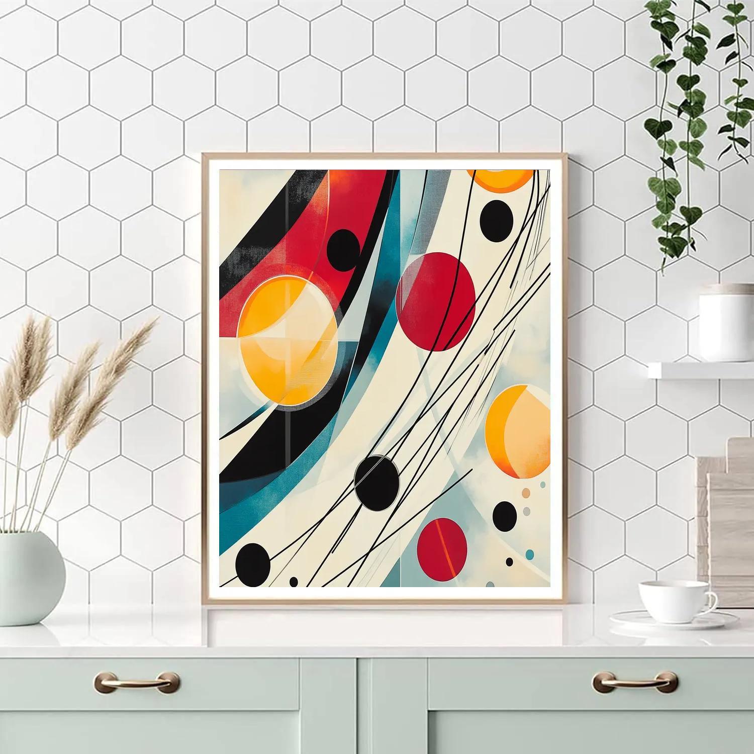 Wassily Kandinsky Inspired Abstract Symphony Of Planets Paint by numbers art