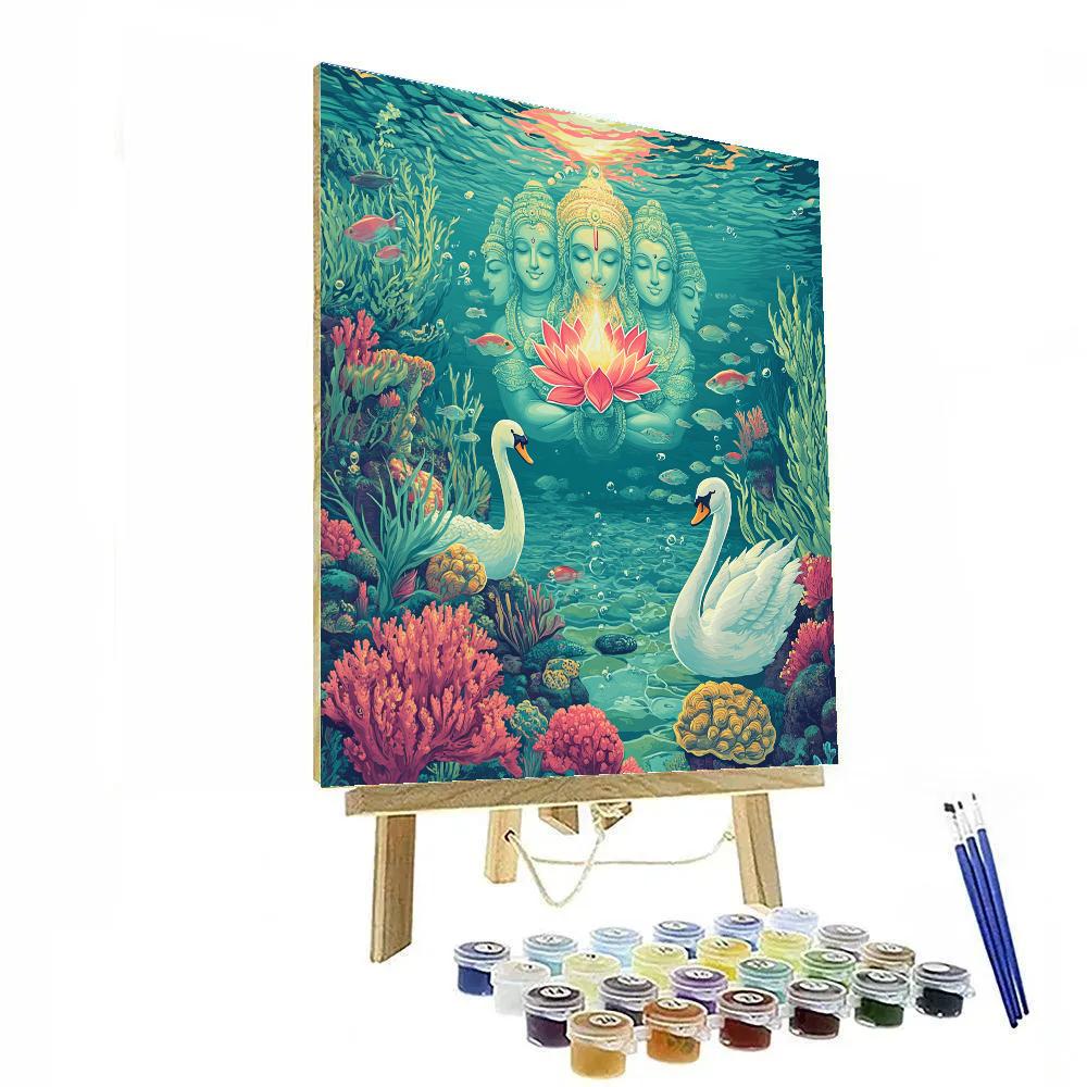 Brahma Coral Reef Sanctuary Numbered painting kits