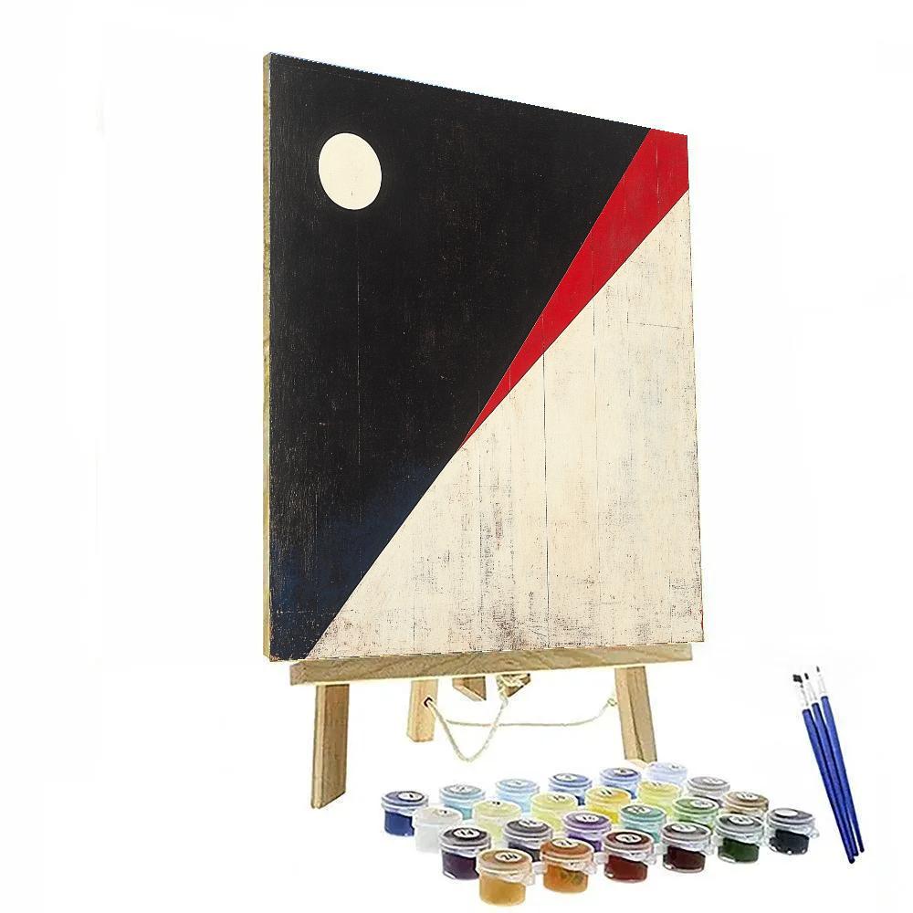 Kazimir Malevich Inspired Event Horizon Geometry paint by number