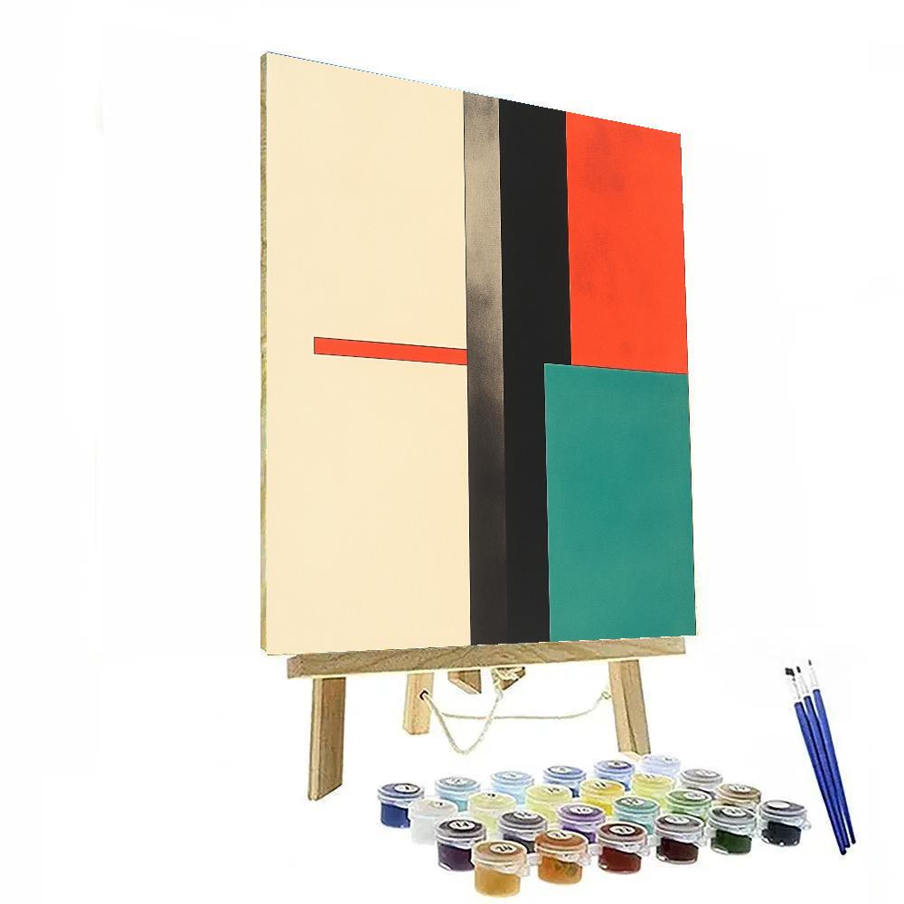 Kazimir Malevich Inspired Cosmic Background Signal Grid DIY paint by numbers