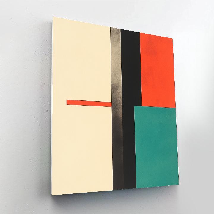 Kazimir Malevich Inspired Cosmic Background Signal Grid DIY paint by numbers