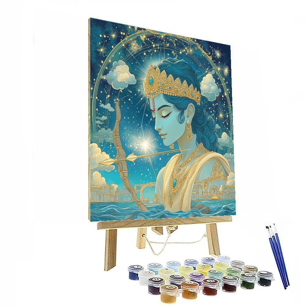 Celestial Bridge Of Rama painting number kit
