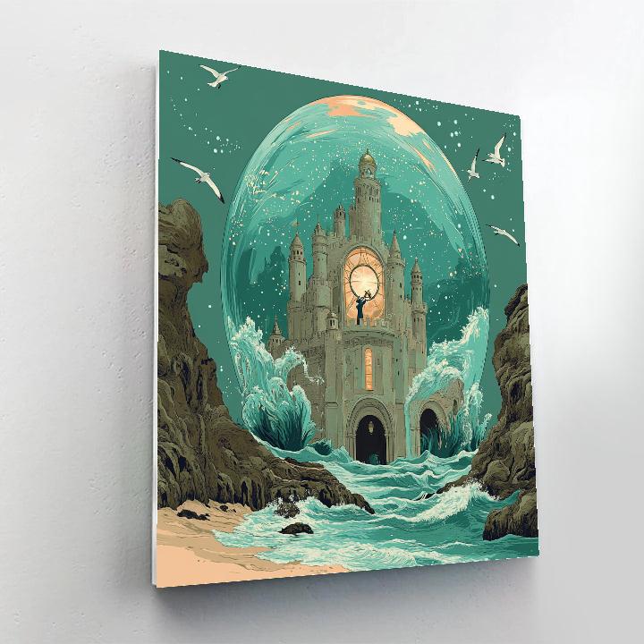 Tideglass Castle Observatory Painting by numbers kit