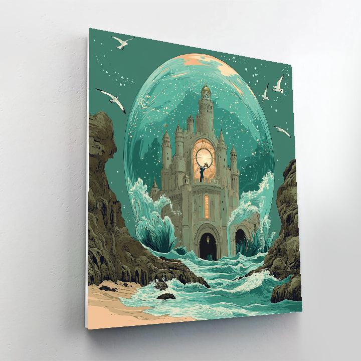 Tideglass Castle Observatory Painting by numbers kit