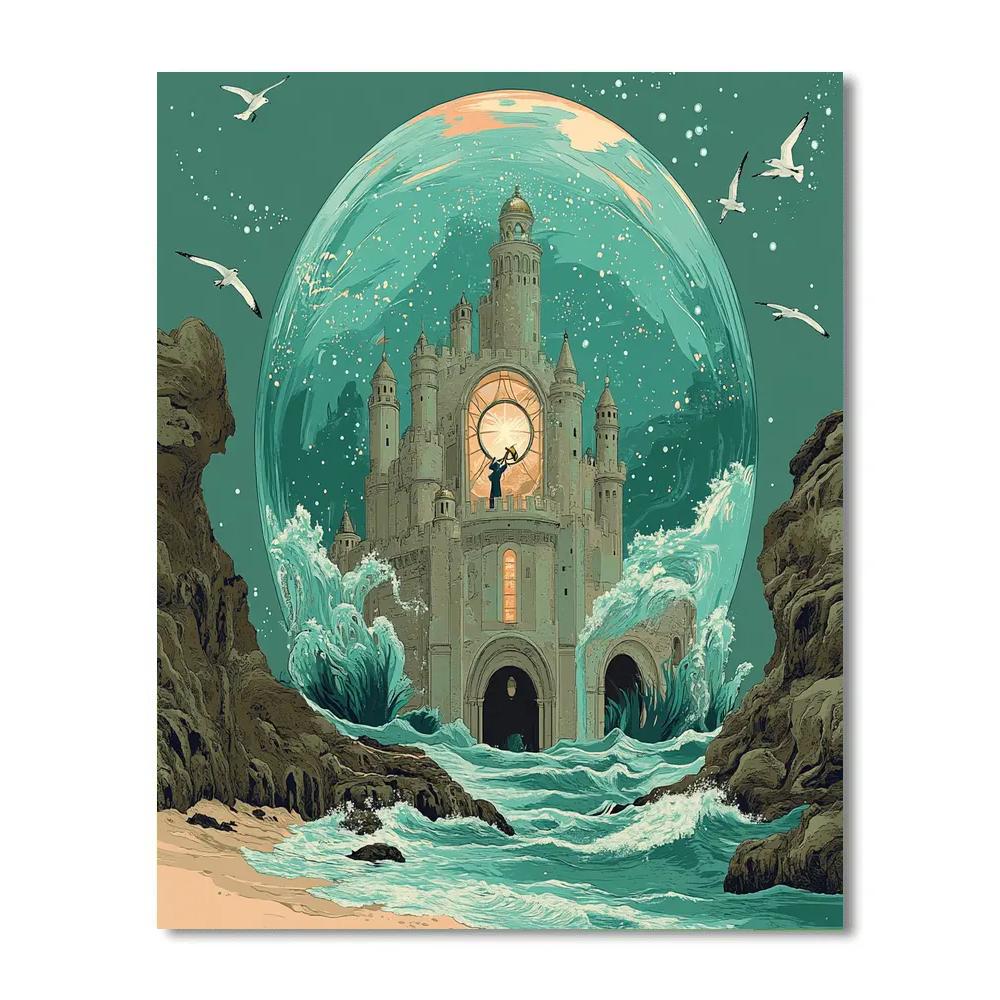 Tideglass Castle Observatory Painting by numbers kit