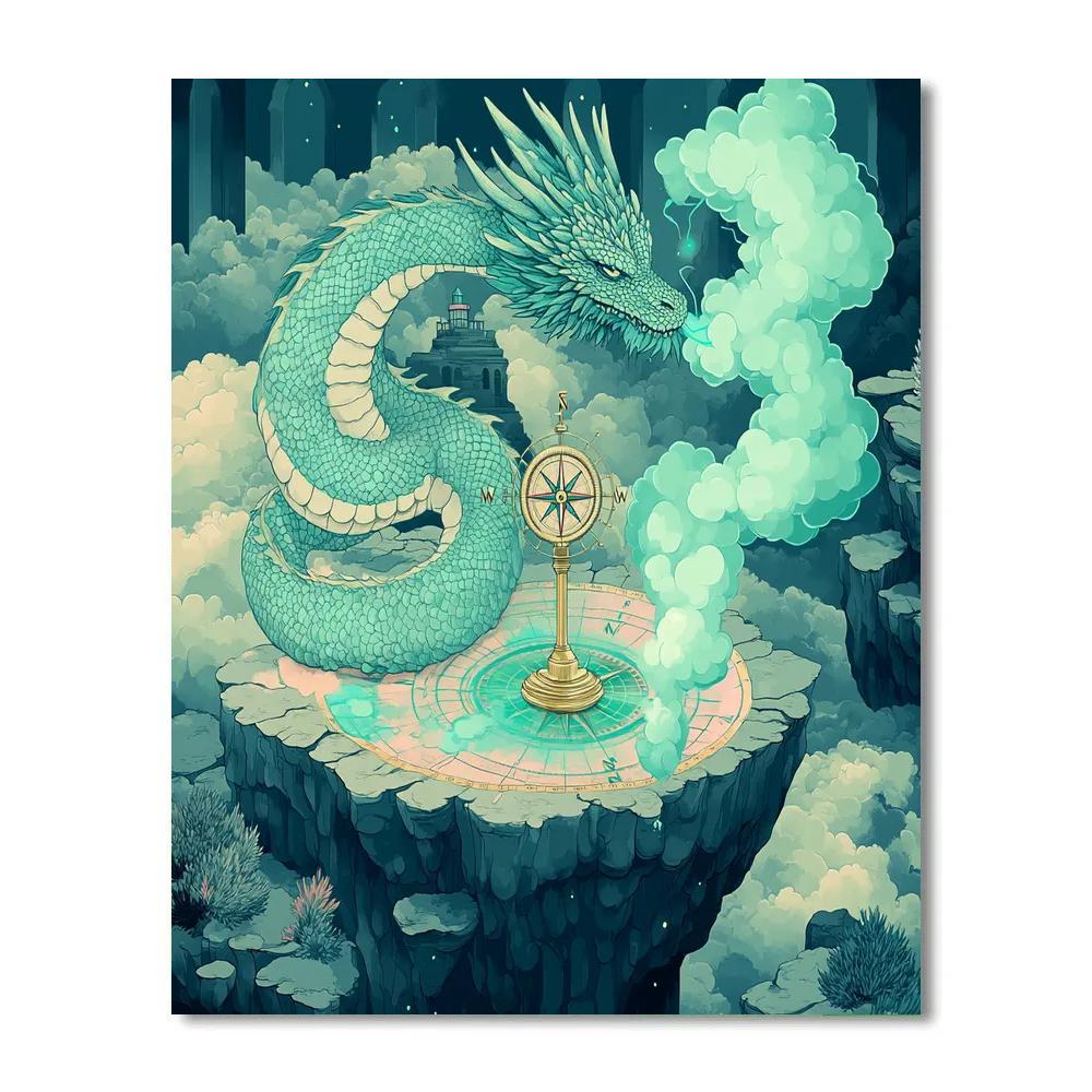 Tideglass Dragon Cartographer Numbered painting kits