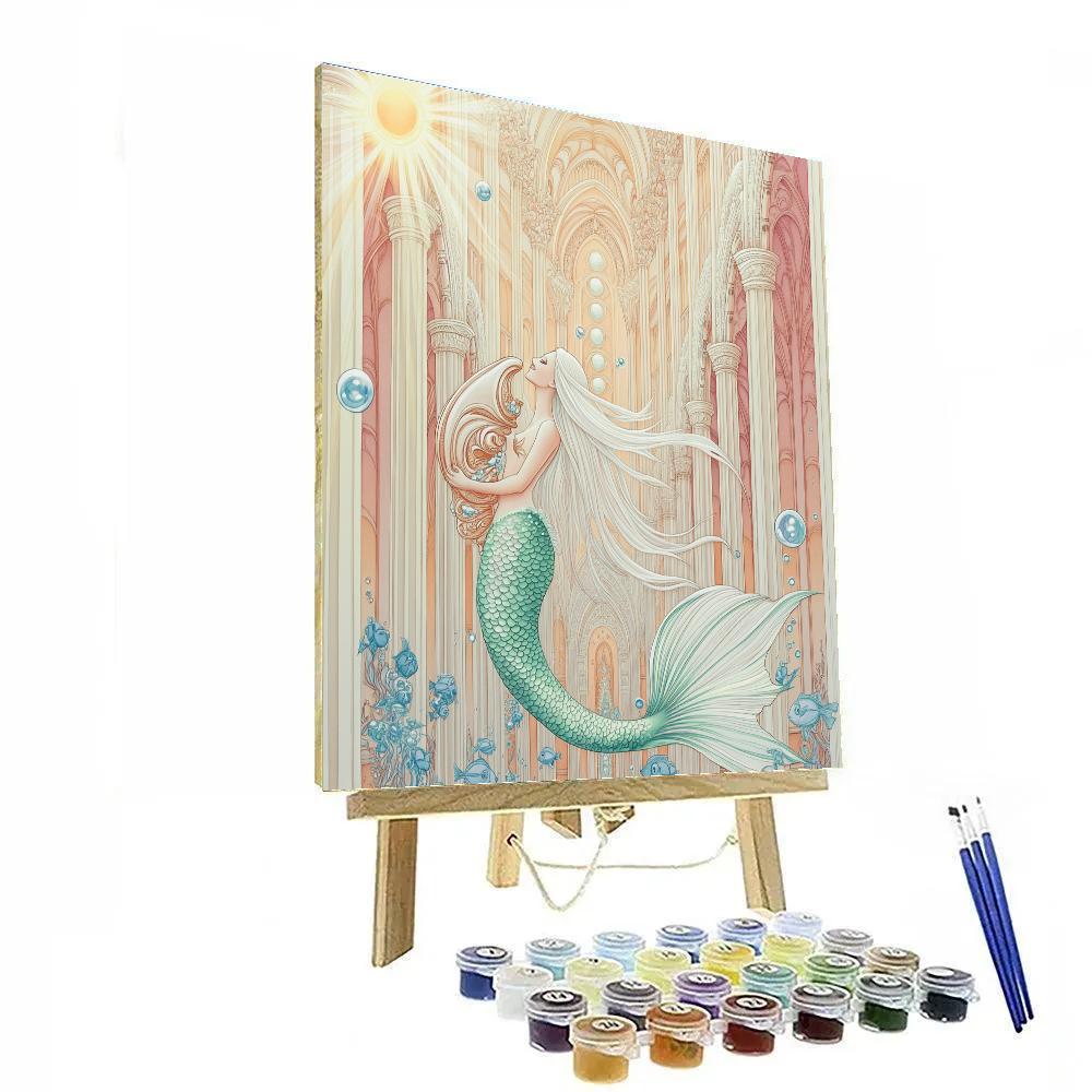 Coral Cathedral With Mermaid Choir DIY paint by numbers