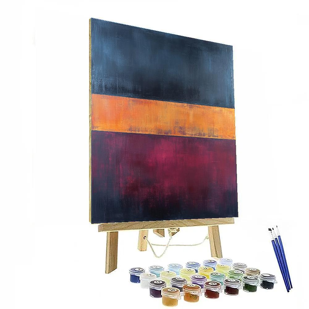 Mark Rothko Inspired Event Horizon Lullaby paint by color