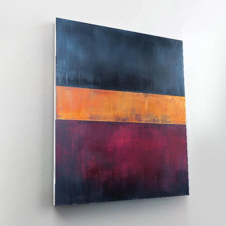 Mark Rothko Inspired Event Horizon Lullaby paint by color