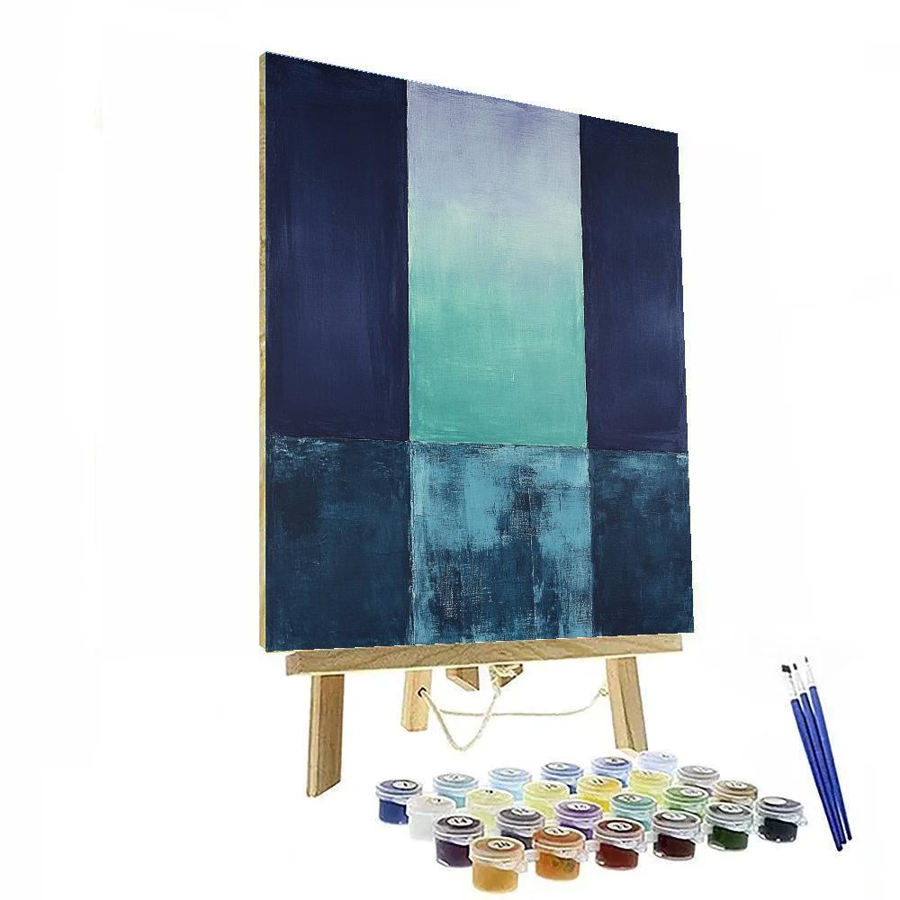 Mark Rothko Inspired Aurora Silence Number painting