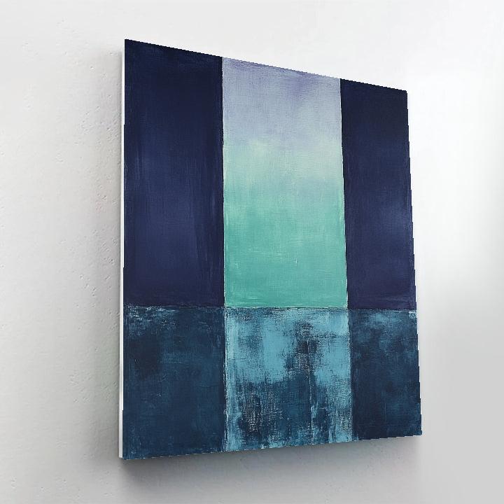 Mark Rothko Inspired Aurora Silence Number painting