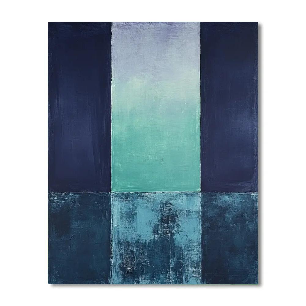 Mark Rothko Inspired Aurora Silence Number painting