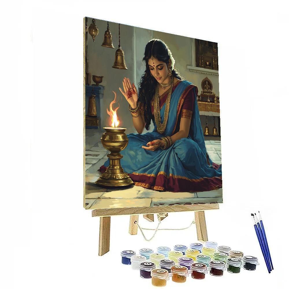 Parvati Guardian Of The Hearth Lamp Painting by numbers kit