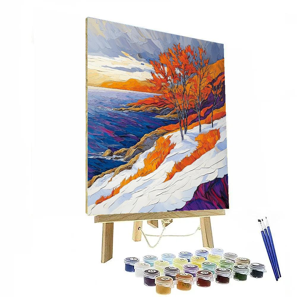 A.Y. Jackson Inspired Algoma Windfire Autumn Atmosphere Numbered painting kits