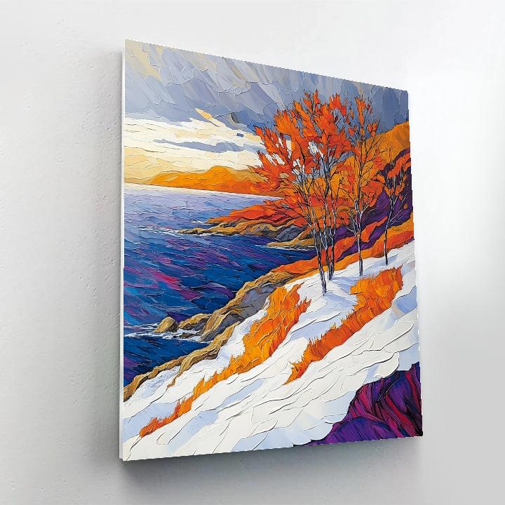 A.Y. Jackson Inspired Algoma Windfire Autumn Atmosphere Numbered painting kits