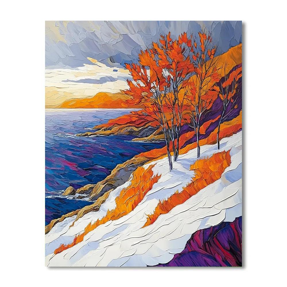 A.Y. Jackson Inspired Algoma Windfire Autumn Atmosphere Numbered painting kits