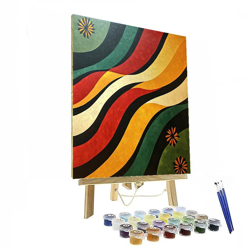 Frida Kahlo Inspired Ancestral Memory Chromatic Muralstorm DIY paint by numbers