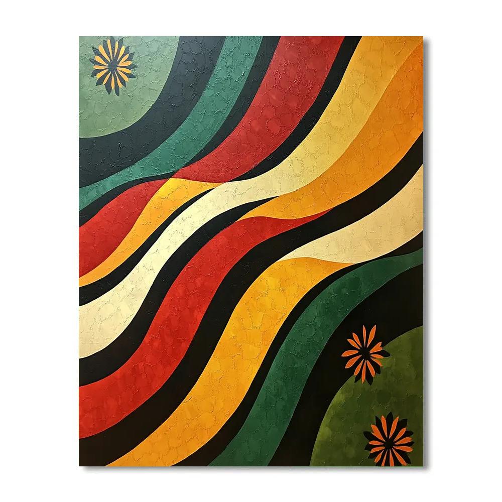 Frida Kahlo Inspired Ancestral Memory Chromatic Muralstorm DIY paint by numbers