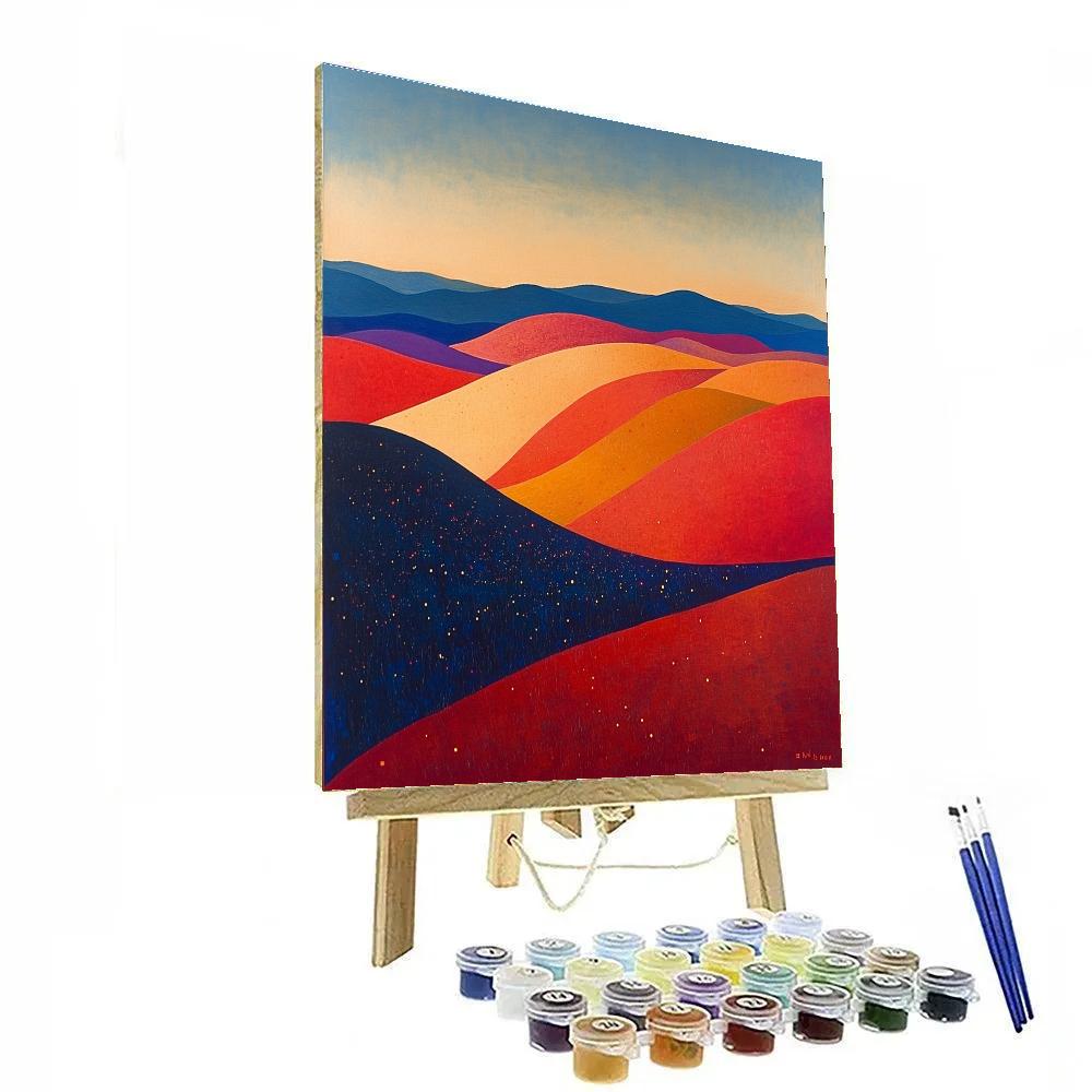 Paul Klee Inspired Tidal Color Harmonies DIY paint by numbers