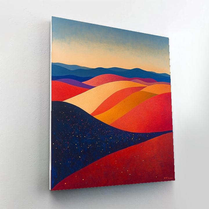 Paul Klee Inspired Tidal Color Harmonies DIY paint by numbers