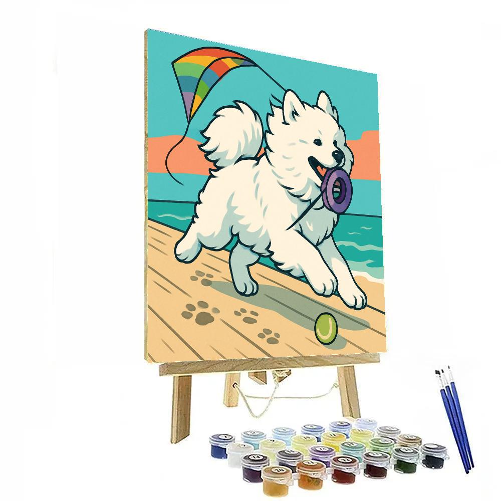 Kite Festival With Dog Companion paint by numbers