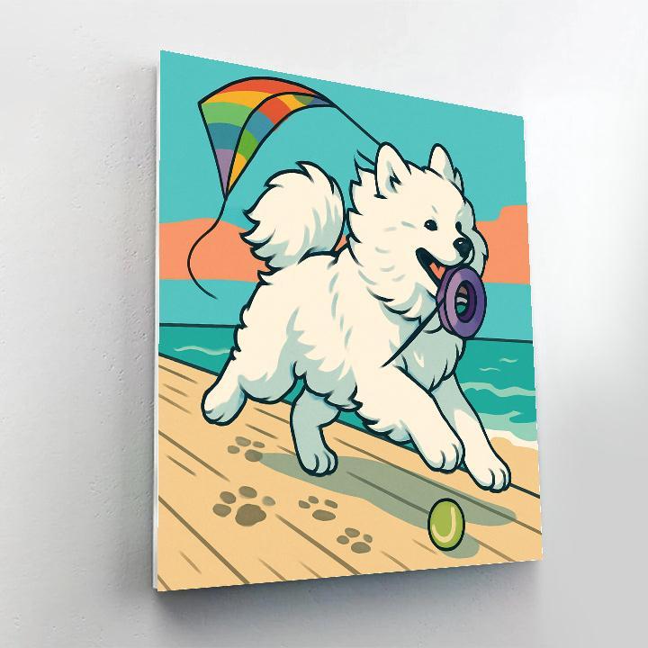 Kite Festival With Dog Companion paint by numbers