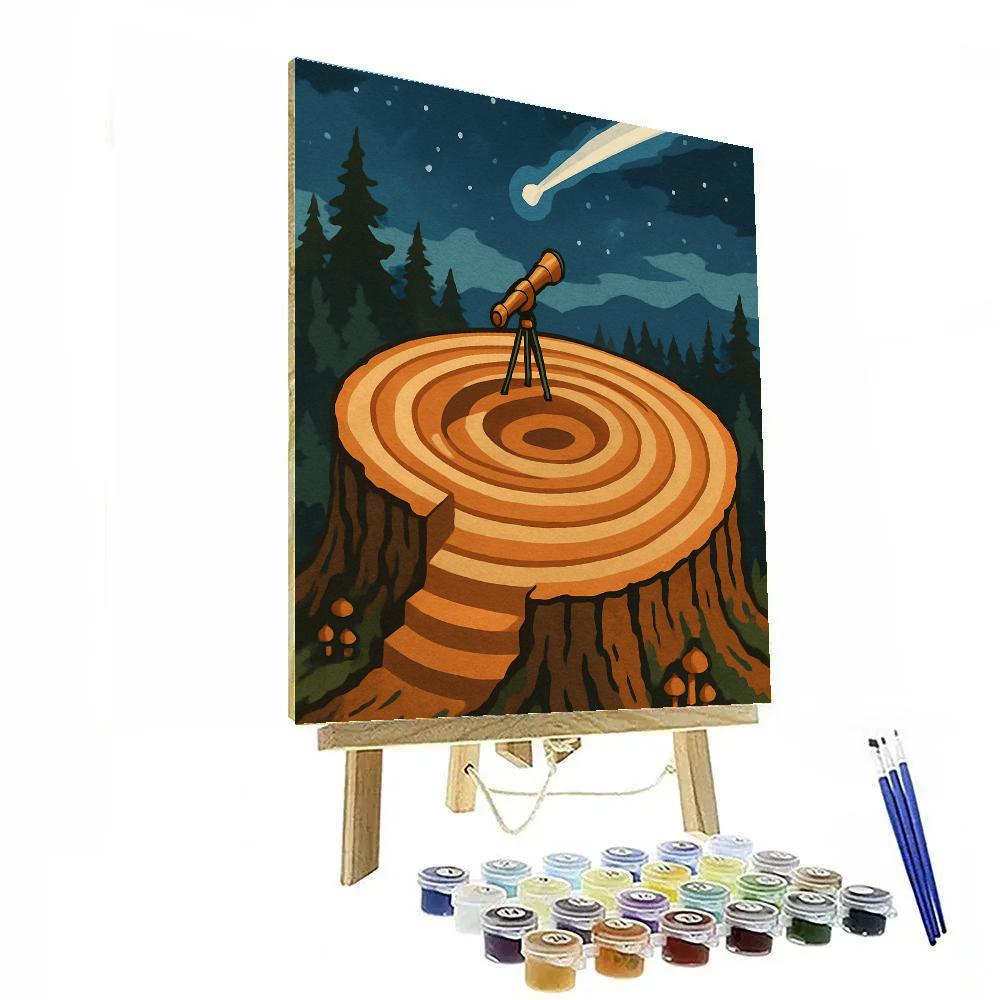 Tree Ring Observatory Paint by numbers kits