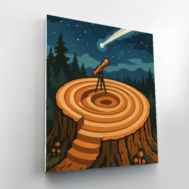 Tree Ring Observatory Paint by numbers kits