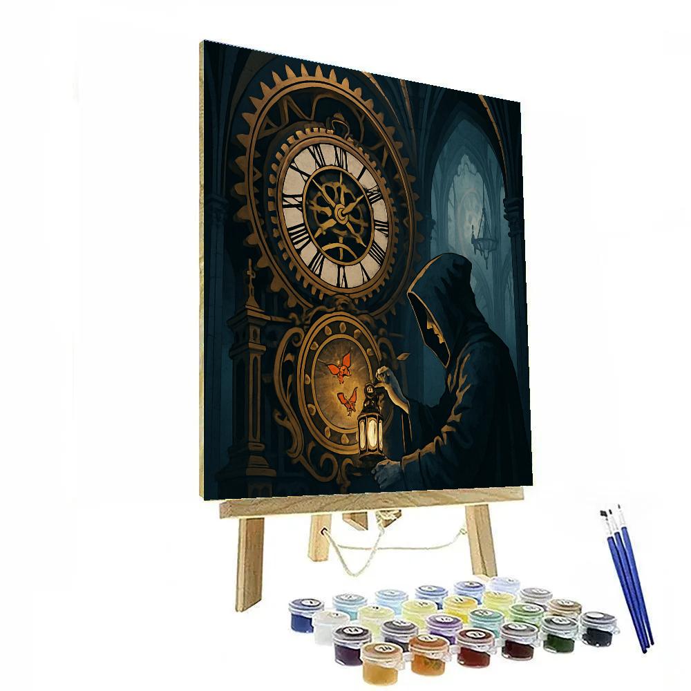 Clockwork Reliquary Gothic Atrium painting number kit