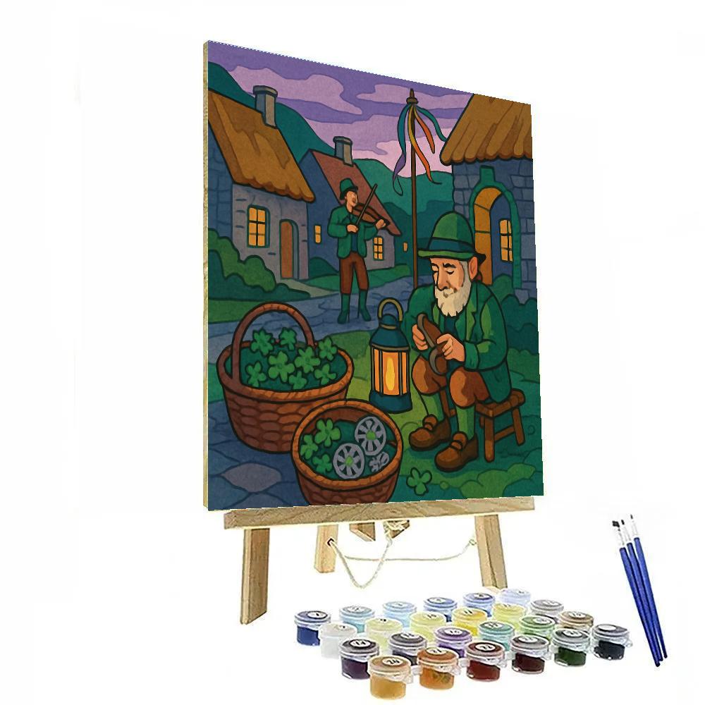 Lanternlit Ireland Folklore Market Paint by numbers kits