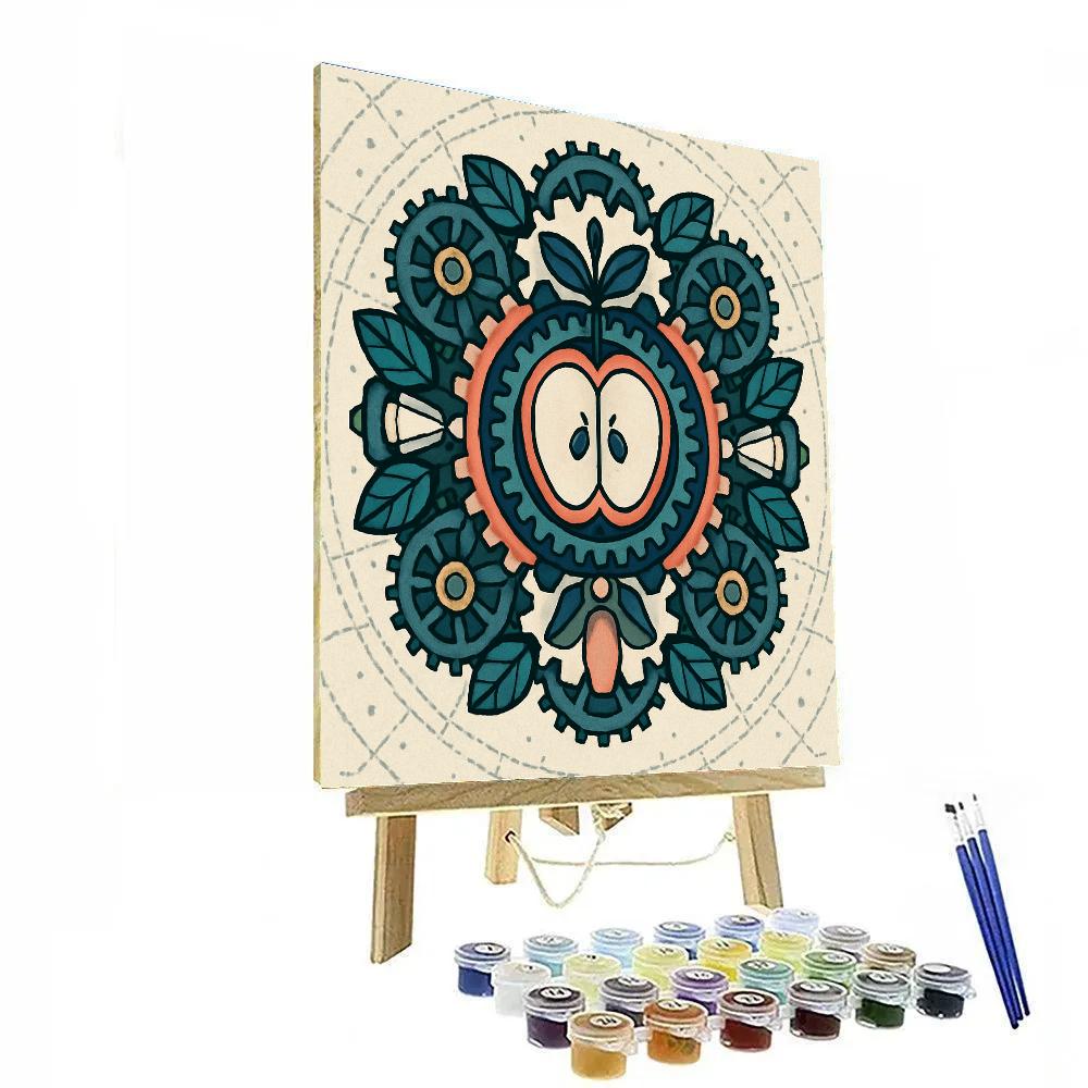 Clockwork Orchard Mandala painting number kit