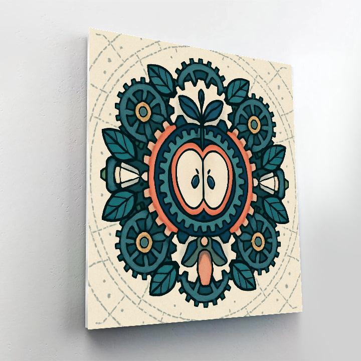 Clockwork Orchard Mandala painting number kit