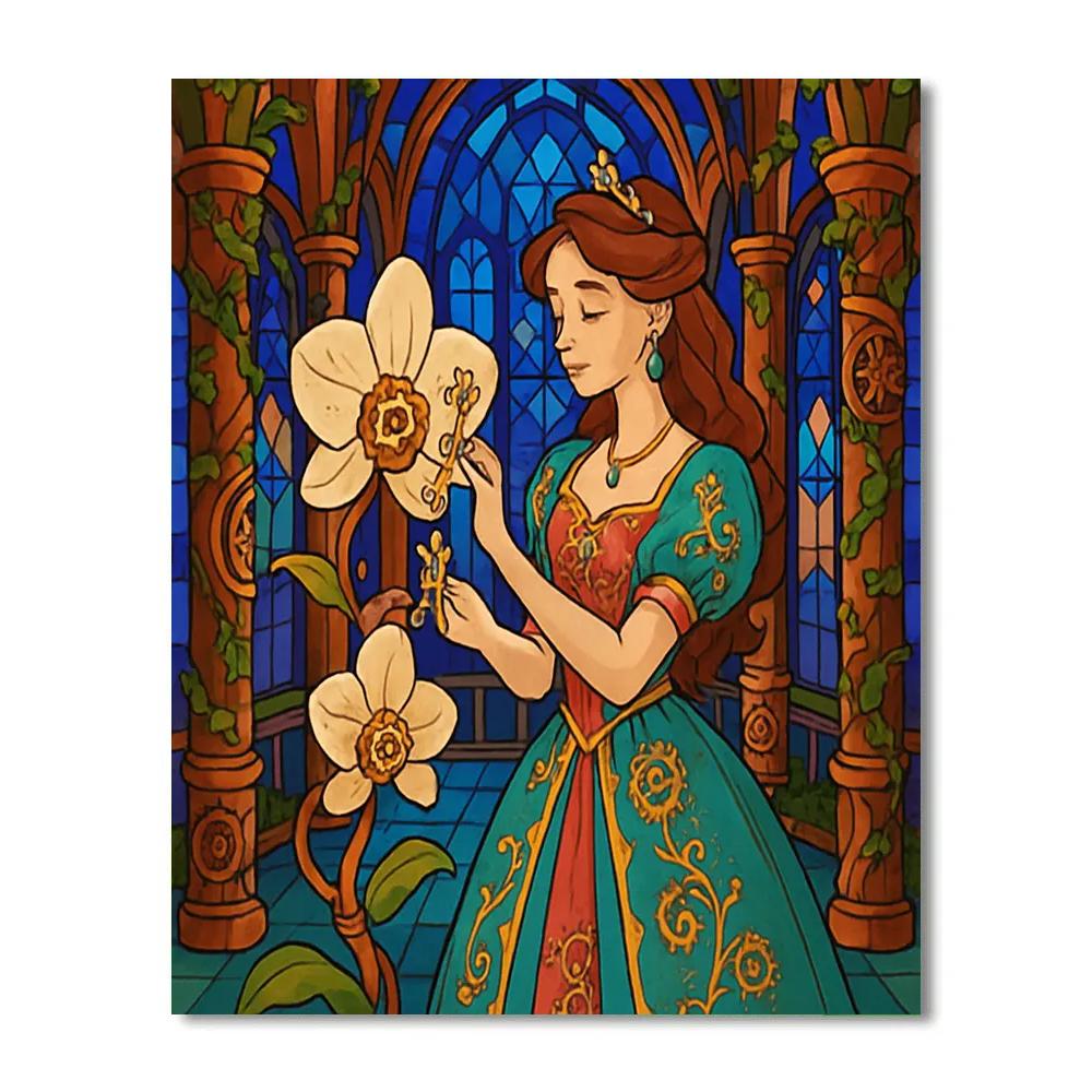 Clockwork Conservatory Princess painting number kit