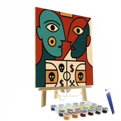 Crown Cipher Basquiat Painting by numbers kit