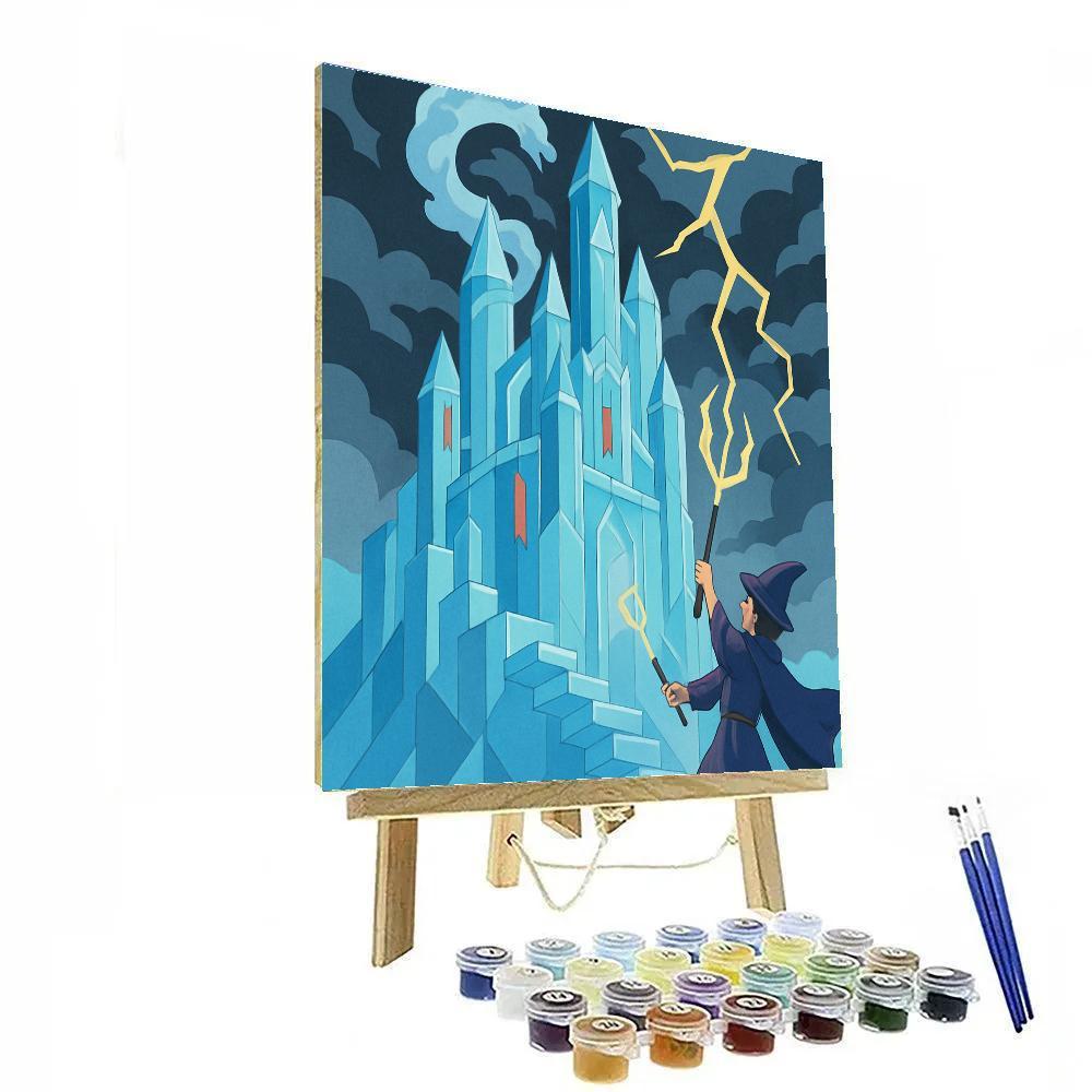 Fantasy-Crafted Stormglass Citadel Number painting