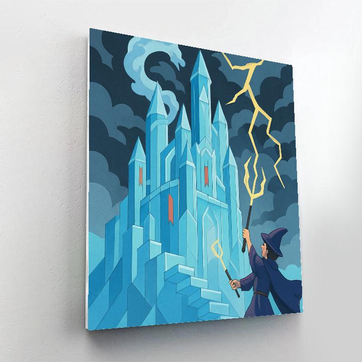 Fantasy-Crafted Stormglass Citadel Number painting